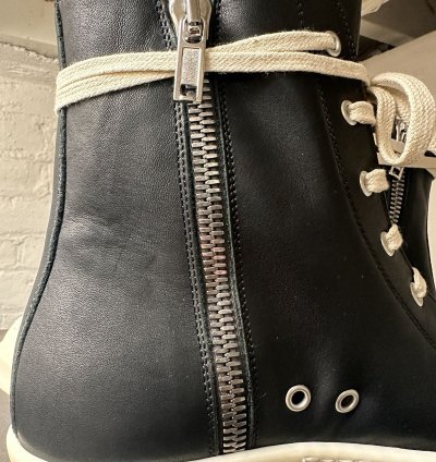 Rick Owens high top sneaks Ramones size 41
