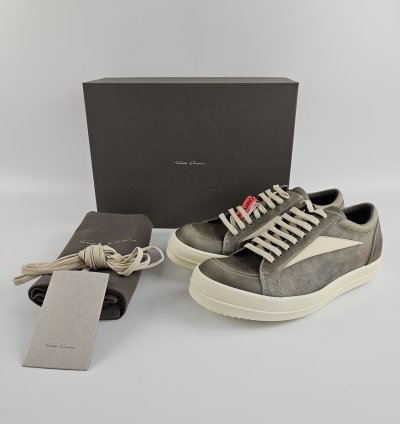 Rick Owens Hollywood Vintage 1110 Dust Milk Low Sneakers