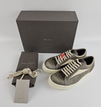 Rick Owens Hollywood Vintage 1110 Dust Milk Low Sneakers