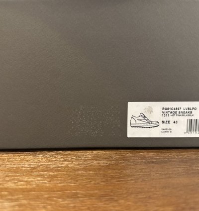 Rick Owens Hot Pink Milk Vintage Sneaks New in Box NIB DS