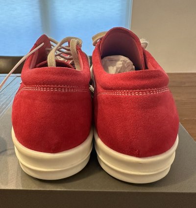 Rick Owens Hot Pink Milk Vintage Sneaks New in Box NIB DS