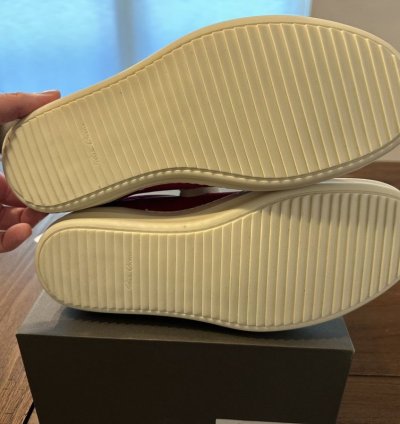 Rick Owens Hot Pink Milk Vintage Sneaks New in Box NIB DS