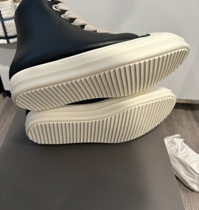 Rick Owens Jumbo Lace Padded Ramones High Size 41