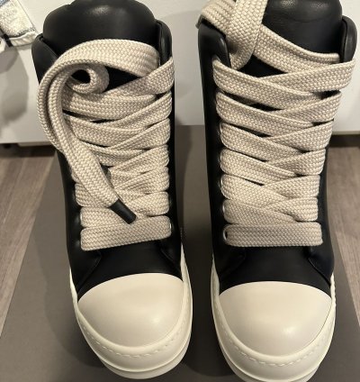Rick Owens Jumbo Lace Padded Ramones High Size 43