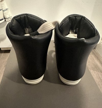 Rick Owens Jumbo Lace Padded Ramones High Size 43