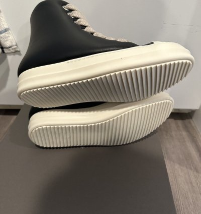 Rick Owens Jumbo Lace Padded Ramones High Size 43