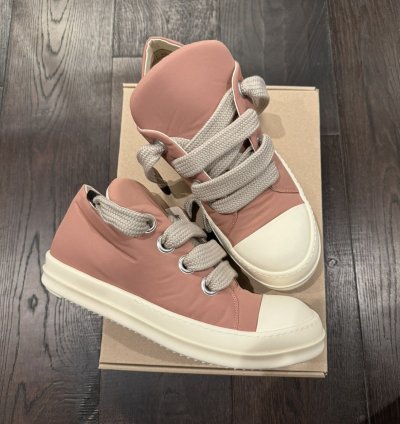 RICK OWENS JUMBO LACE PUFFER LOW DRKSHDW