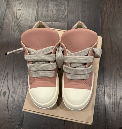 RICK OWENS JUMBO LACE PUFFER LOW DRKSHDW