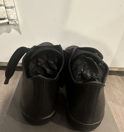 Rick Owens jumbo lace ramones low triple black size 45