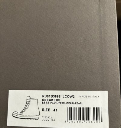 Rick Owens Jumbo Lace Sneakers