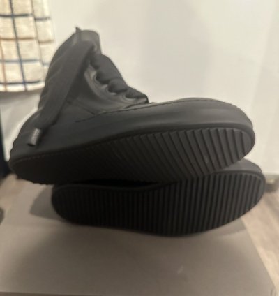 Rick Owens jumbo lace triple black geobaskets size 40