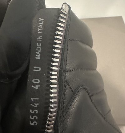 Rick Owens jumbo lace triple black geobaskets size 40