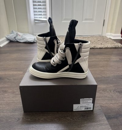 RICK OWENS JUMBO LACED GEOBASKET