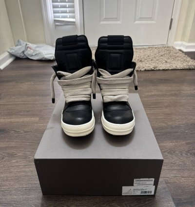 RICK OWENS JUMBO LACED GEOBASKET