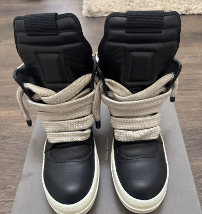 RICK OWENS JUMBO LACED GEOBASKET