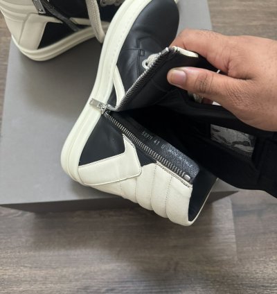 RICK OWENS JUMBO LACED GEOBASKET