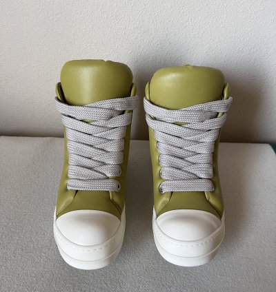 Rick Owens Jumbo Laced Padded Ramones in Acid