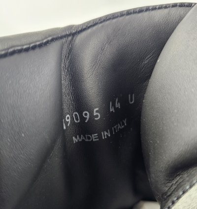 Rick Owens Jumbo Laces High Top Black Milk Sneakers New 44