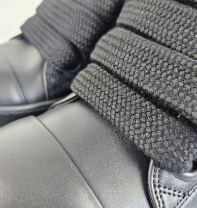 Rick Owens Jumbo Laces Lido Black Sneakers New 43