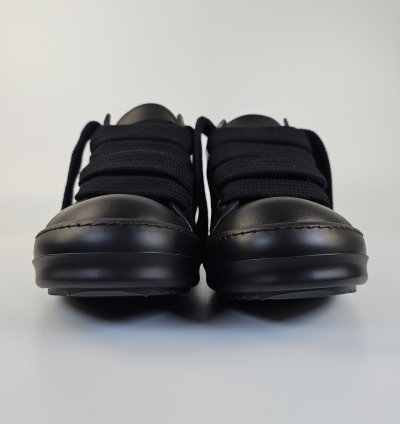 Rick Owens Jumbo Laces Lido Black Sneakers New 43