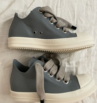 Rick Owens Jumbolace Ramones Pale Blue 42 5 (9 5US)