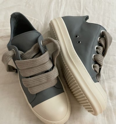 Rick Owens Jumbolace Ramones Pale Blue 42 5 (9 5US)