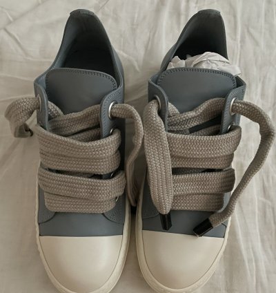 Rick Owens Jumbolace Ramones Pale Blue 42 5 (9 5US)