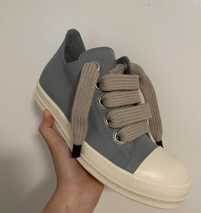 Rick Owens Jumbolace Ramones Pale Blue 42 5 (9 5US)