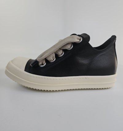 Rick Owens Jumbolaced Porterville Black Sneakers New 42