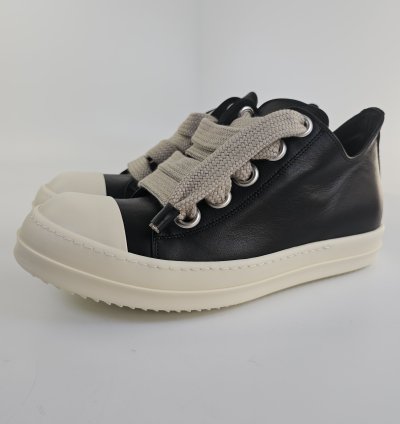 Rick Owens Jumbolaced Porterville Black Sneakers New 43
