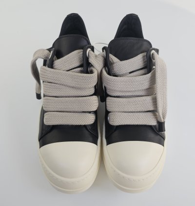 Rick Owens Jumbolaced Porterville Black Sneakers New 44