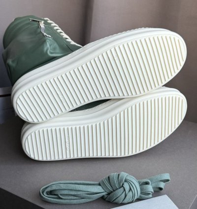 Rick Owens Leather Cargobasket in Teal
