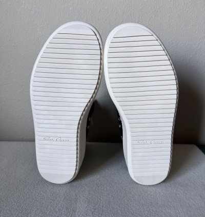 Rick Owens Leather Mega Bumper Ramones in Black