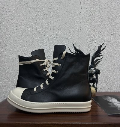Rick Owens Leather Ramones