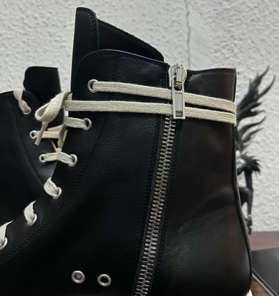 Rick Owens Leather Ramones