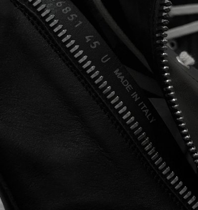 Rick Owens Leather Ramones