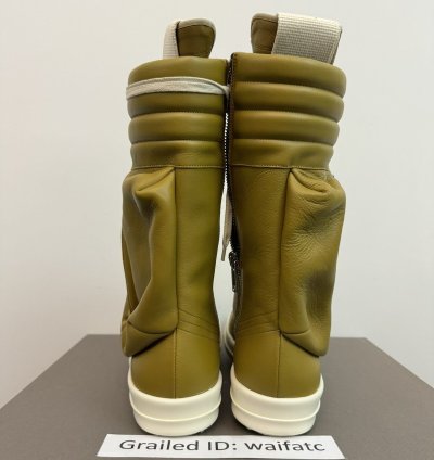 RICK OWENS LEATHER SULPHATE MILK CARGOBASKETS