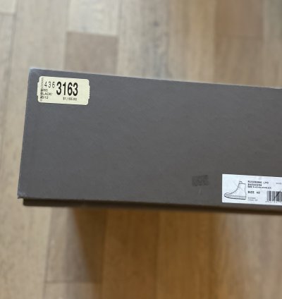 Rick Owens leather zip high top sneakers black on black