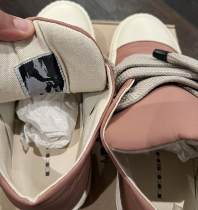 RICK OWENS LIDO DRKSHDW JUMBO LACE PUFFER LOW