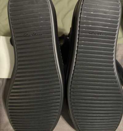 Rick Owens Lido Jumbo Laced Low - Blk - 44