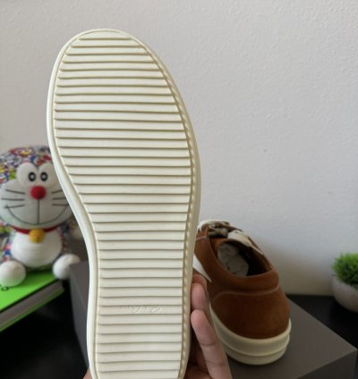 Rick Owens Lido Vintage Sneakers in Clay Milk