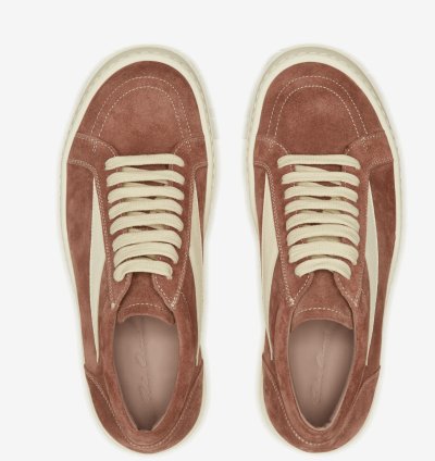 rick owens Lido Vintage Suede Dusty Pink Milk SS24