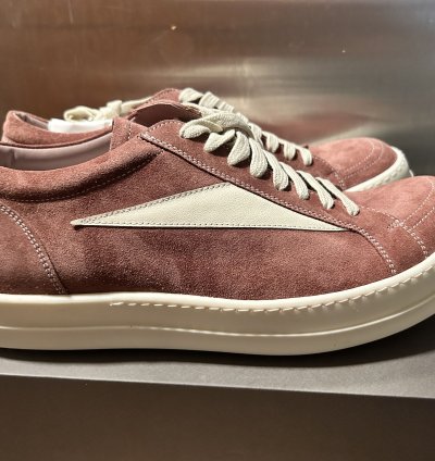 rick owens Lido Vintage Suede Dusty Pink Milk SS24