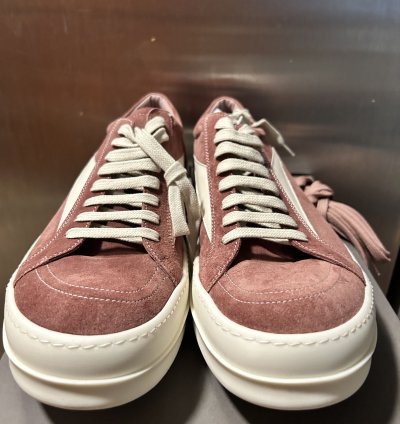 rick owens Lido Vintage Suede Dusty Pink Milk SS24