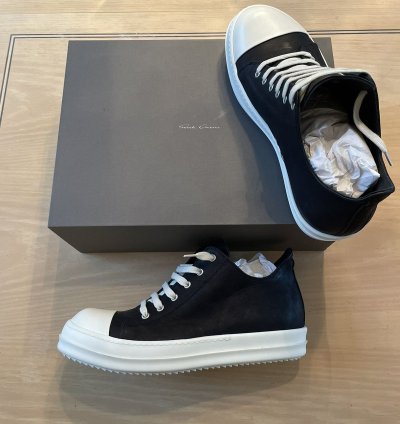 RICK OWENS LOW LEATHER RAMONES NWT