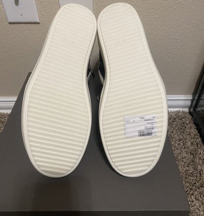 Rick Owens Luxor Geobasket Black Milk Milk Size 44