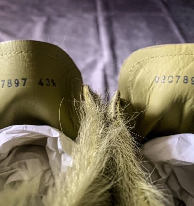 Rick Owens Luxor Runaway Vintage Low Dirty Acid Cow Fur
