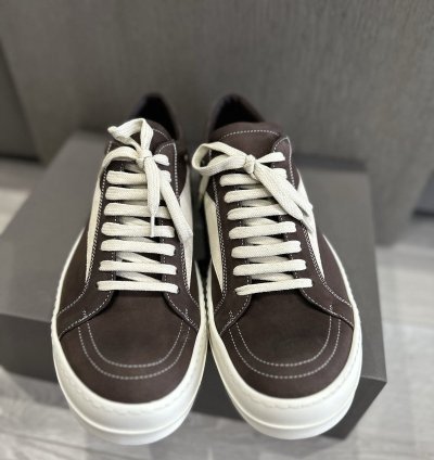RICK OWENS LUXOR VINTAGE SNEAKER BROWN FW23