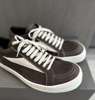 RICK OWENS LUXOR VINTAGE SNEAKER BROWN FW23