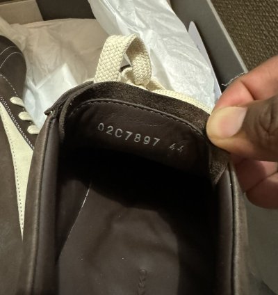 RICK OWENS LUXOR VINTAGE SNEAKER BROWN FW23